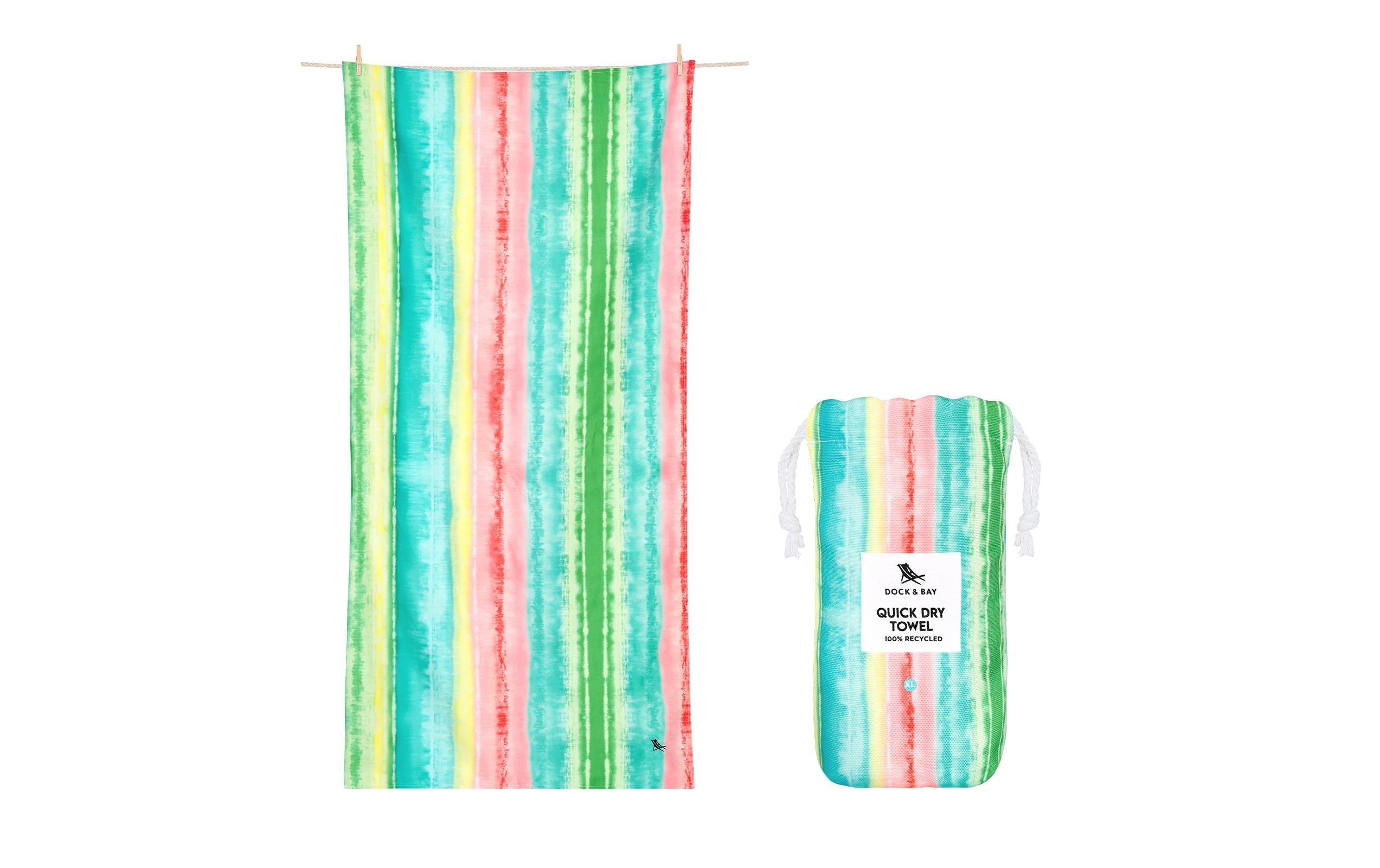Dock & Bay Badetuch Watermelon Sugar XL, Mehrfarbig