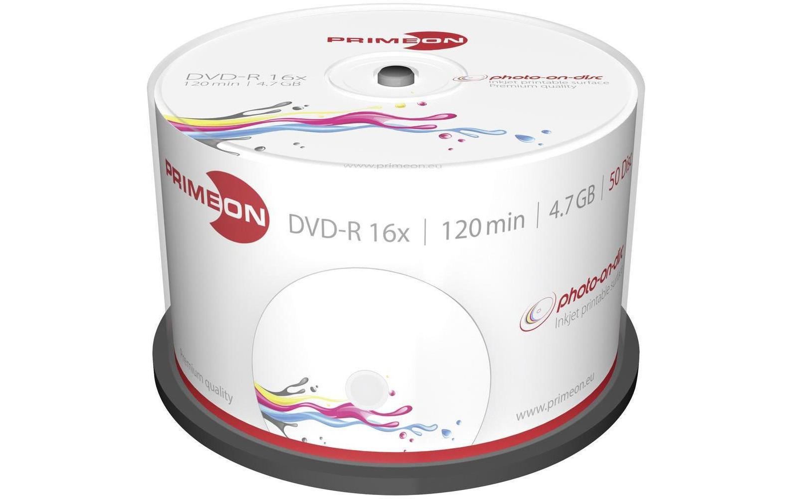 Primeon DVD-R 4.7 GB, Spindel (50 Stück) Primeon DVD-R 4.7 GB, Spindel (50 Stück)
