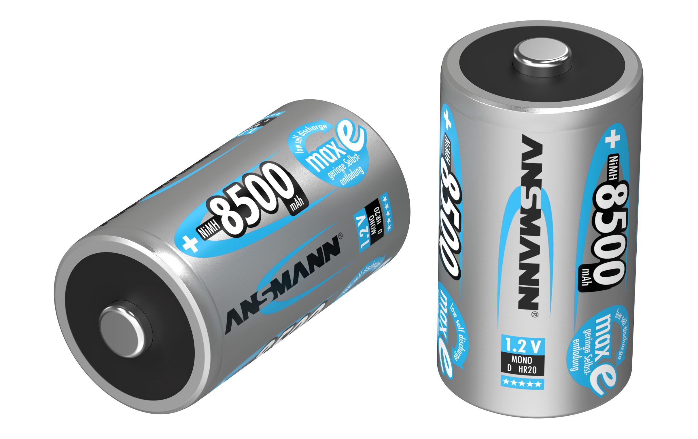 Ansmann Akku 2x D 8500 mAh