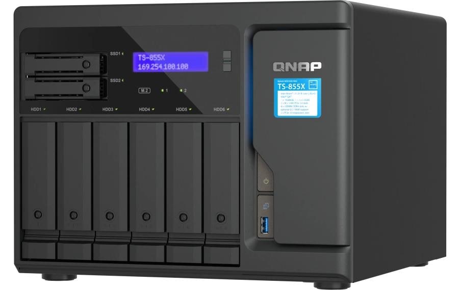 QNAP NAS TS-855X-8G 6+2-bay QNAP NAS TS-855X-8G 6+2-bay