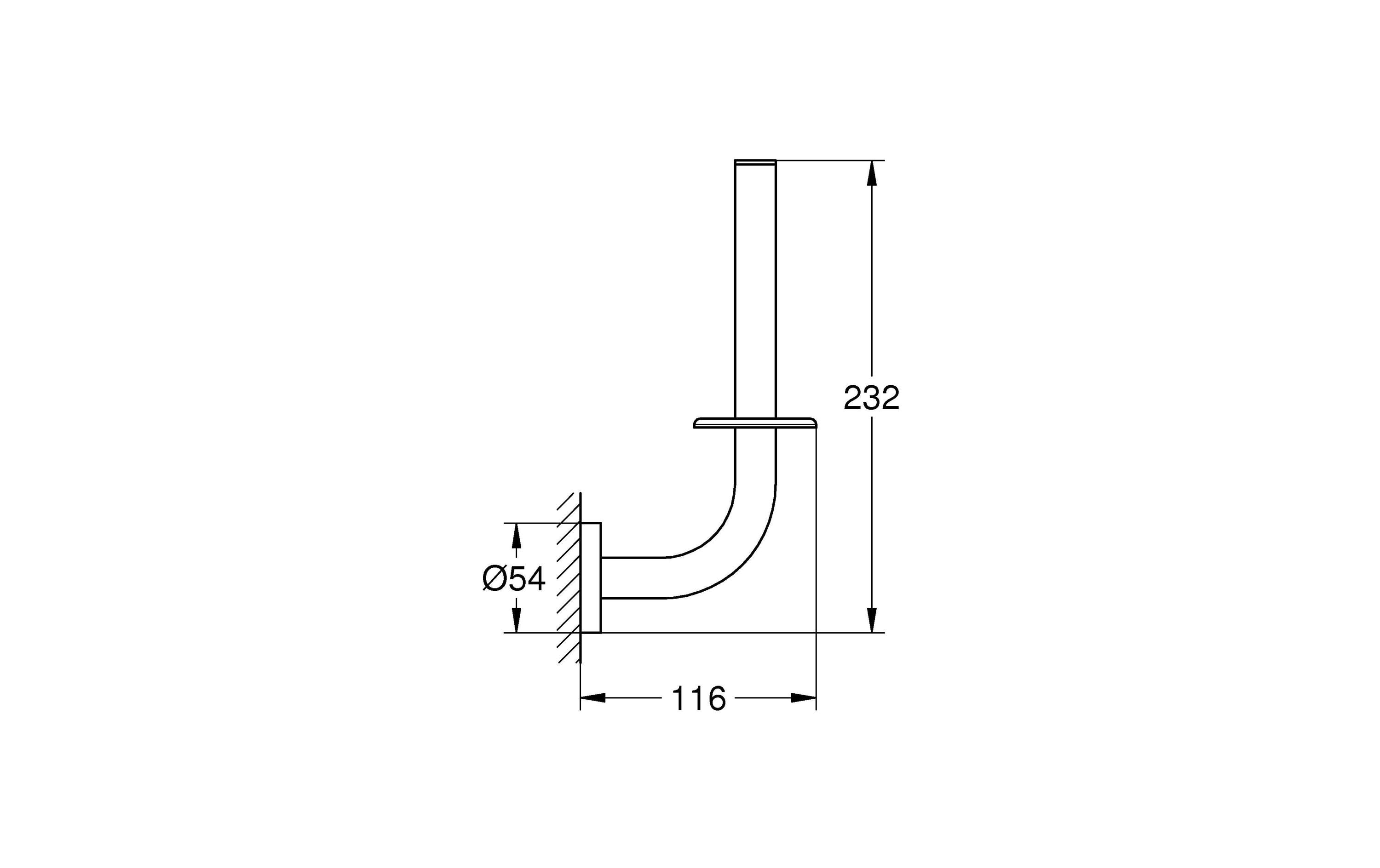 GROHE Toilettenpapierhalter Essentials Chrom GROHE Toilettenpapierhalter Essentials Chrom