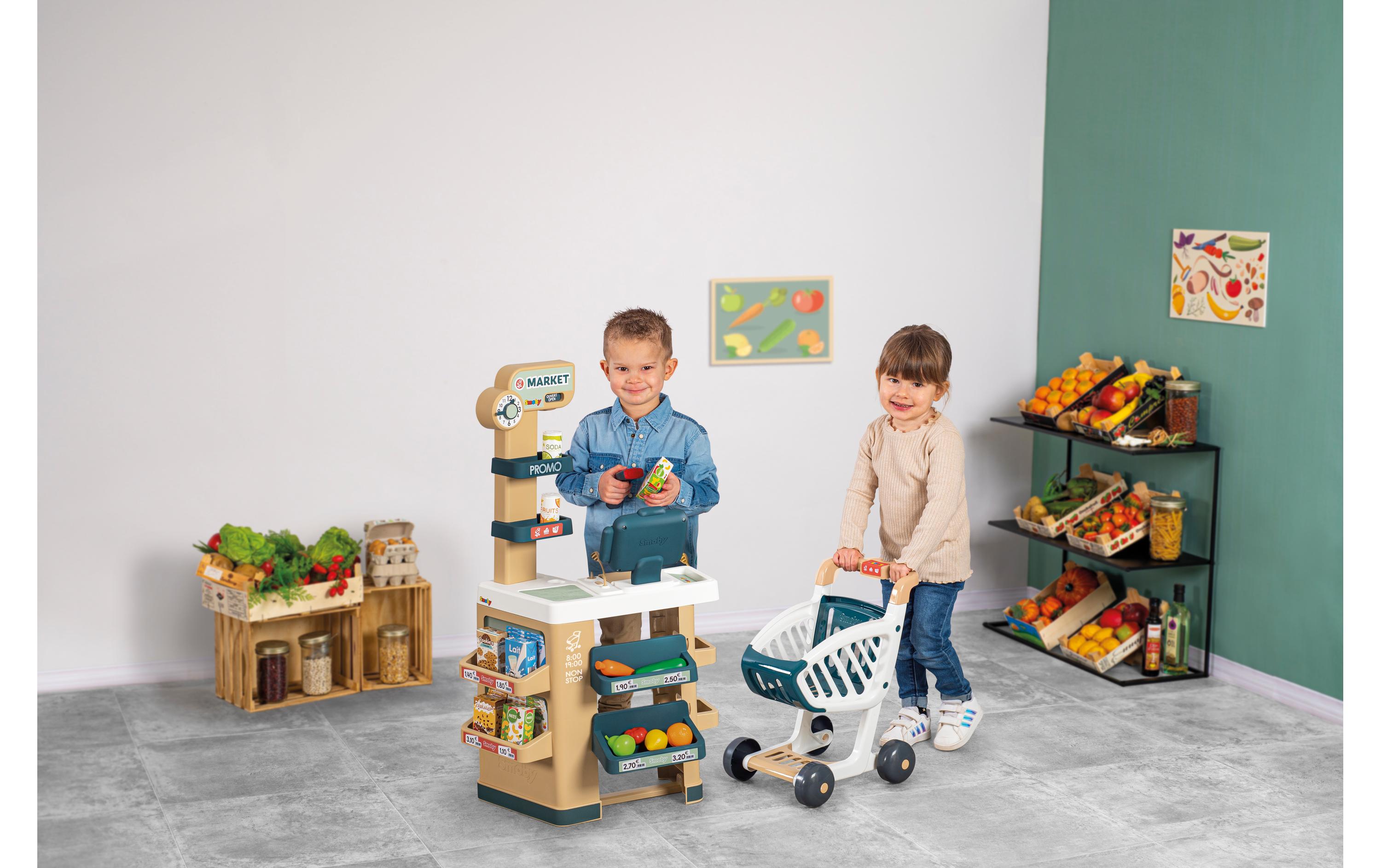 Smoby City-Markt mit Einkaufswagen