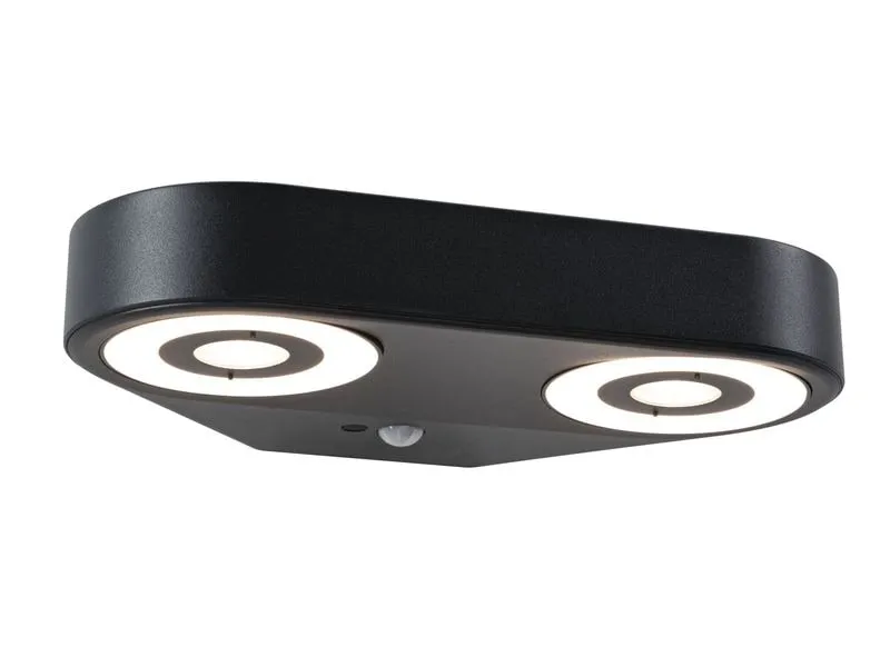 Paulmann LED Aussenwandleuchte Silma Bewegungsmelder Anthrazit Paulmann LED Aussenwandleuchte Silma Bewegungsmelder Anthrazit