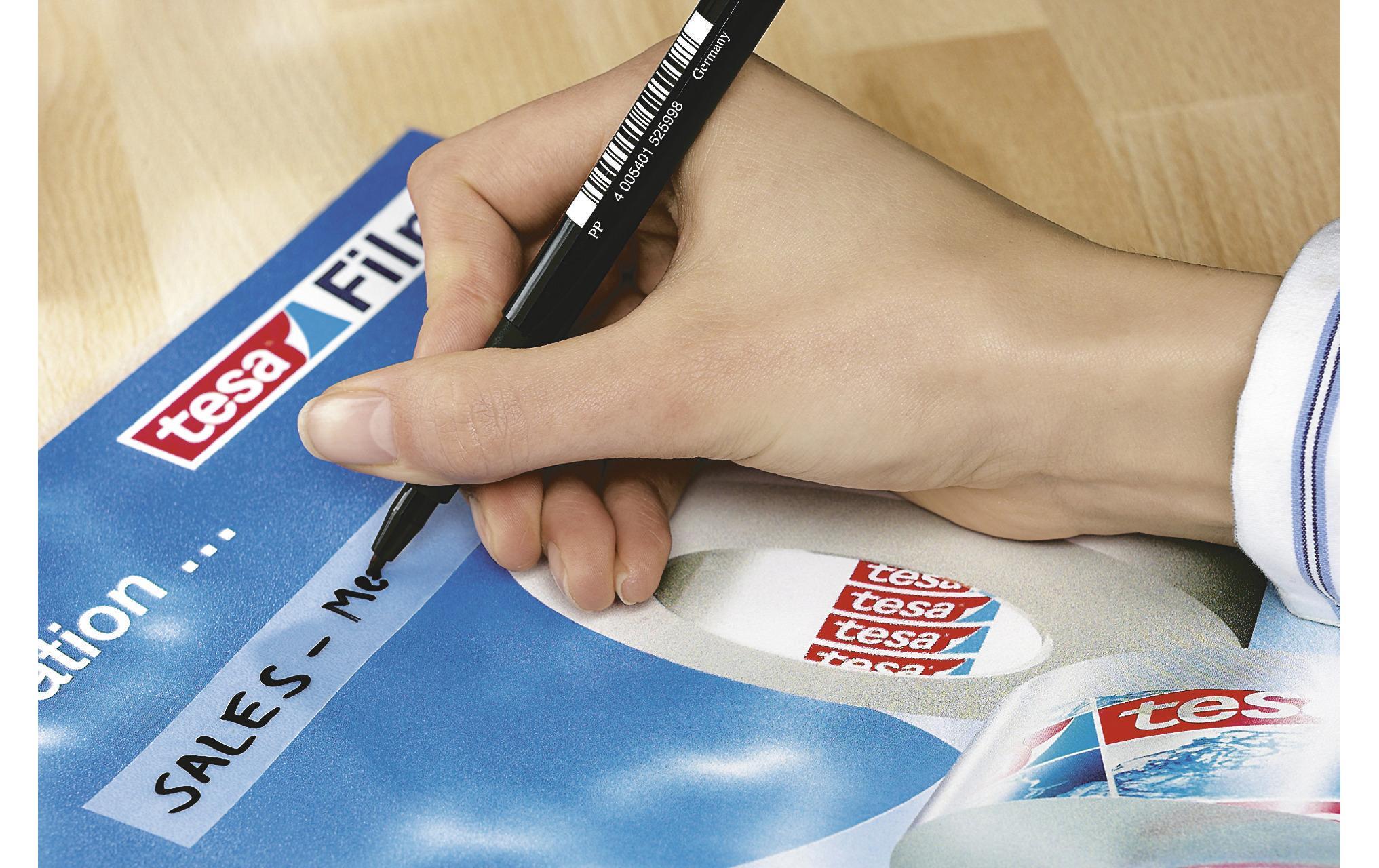 tesa Handabroller invisible 19 mm x 33 m, Transparent, 1 Rolle