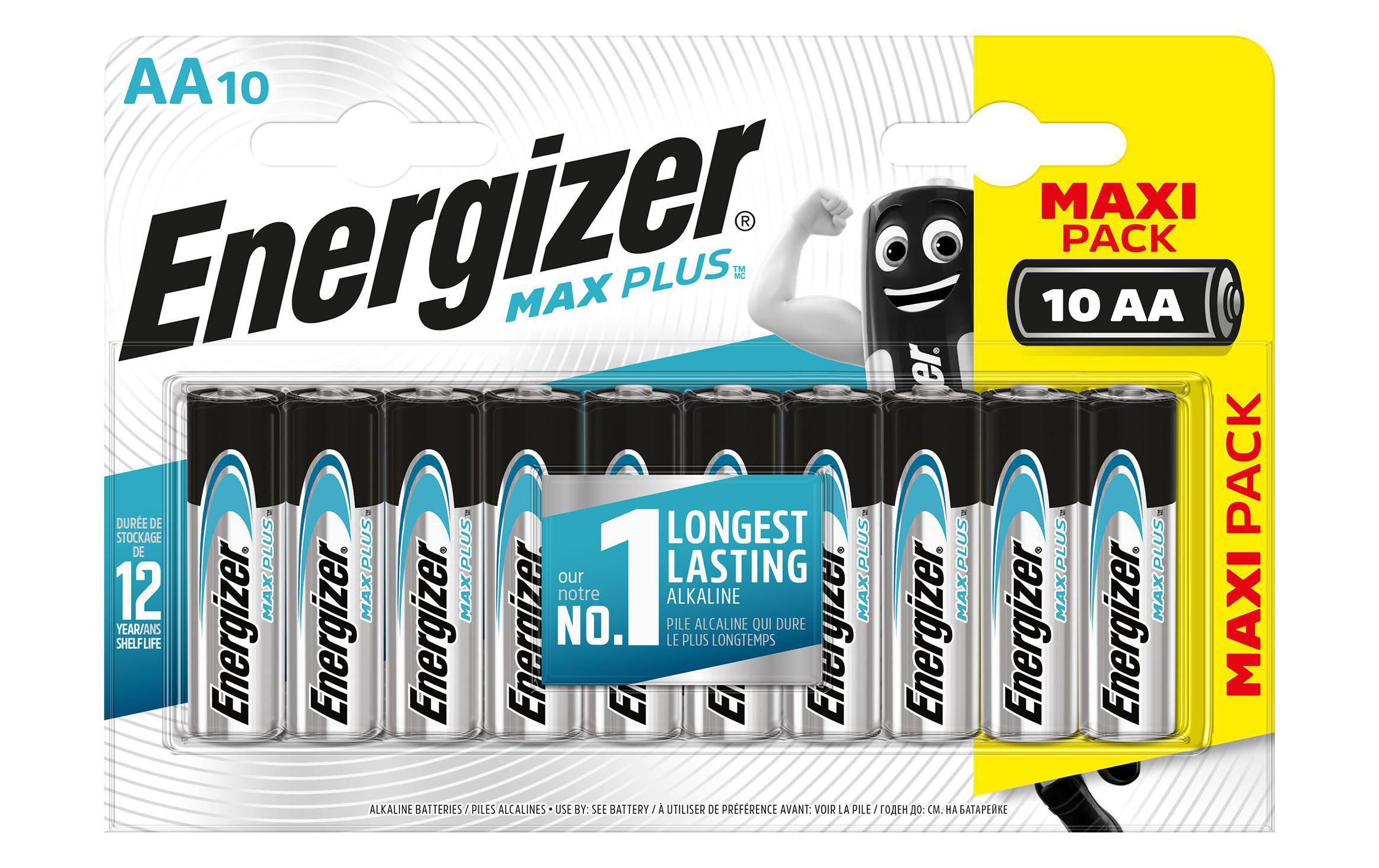 Energizer Batterie Max Plus AA 10 Stück