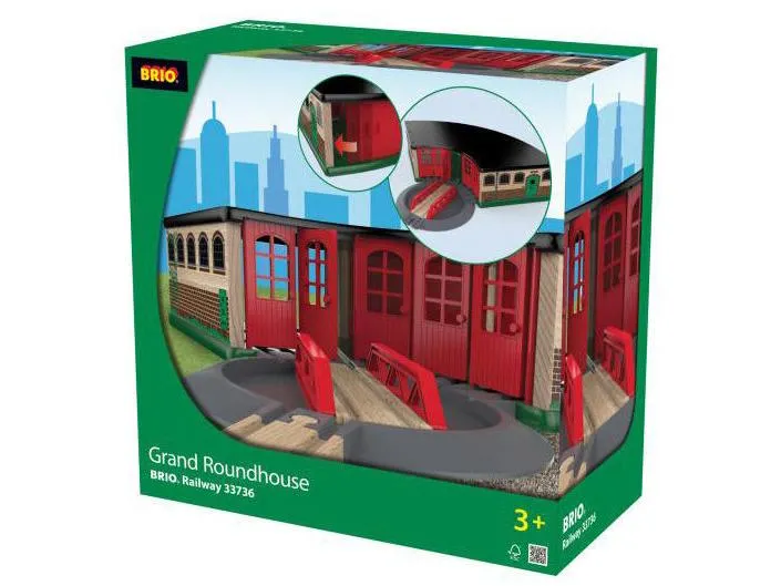 BRIO Eisenbahn Grosser Ringlokschuppen mit Drehscheibe BRIO Eisenbahn Grosser Ringlokschuppen mit Drehscheibe