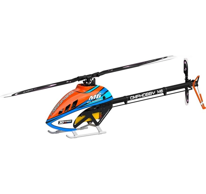OMPHobby Helikopter M6 Cosmic-Orange Bausatz und Rotorblätter OMPHobby Helikopter M6 Cosmic-Orange Bausatz und Rotorblätter