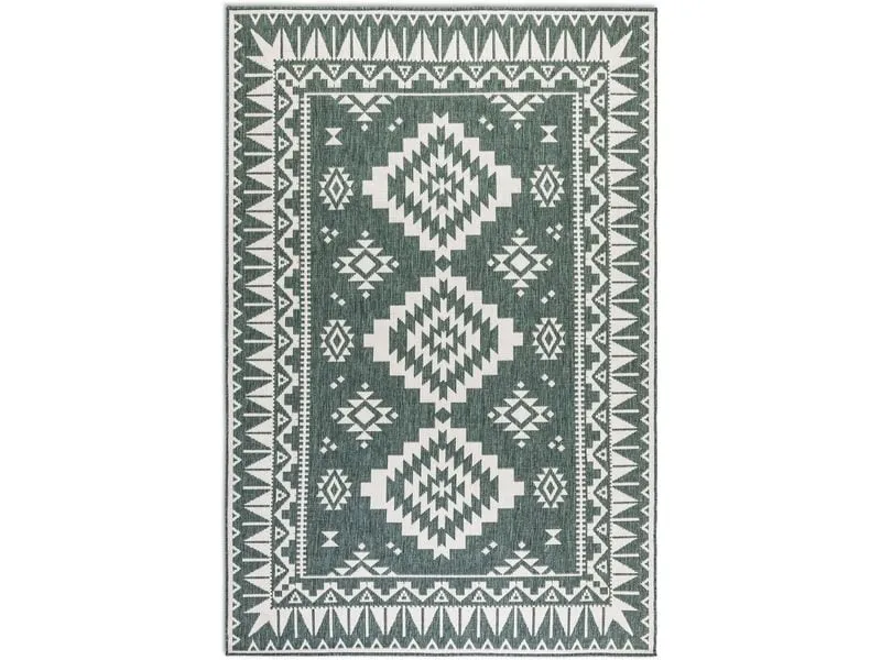 Elle Decoration Teppich Dynamic 120 x 170 cm, Green
