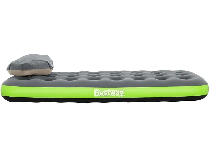 Bestway Luftbett Roll und Relax Twin Mehrfarbig, 188 x 99 x 22 cm