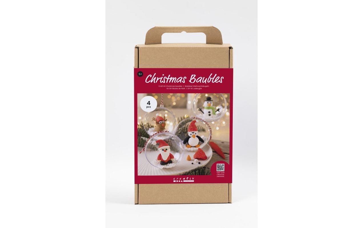 Creativ Company Bastelset Weihnachtskugeln Modellieren