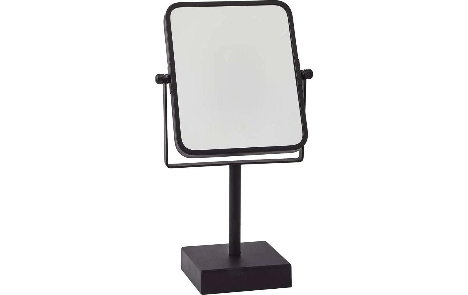 Aquanova Kosmetikspiegel Dax Schwarz matt