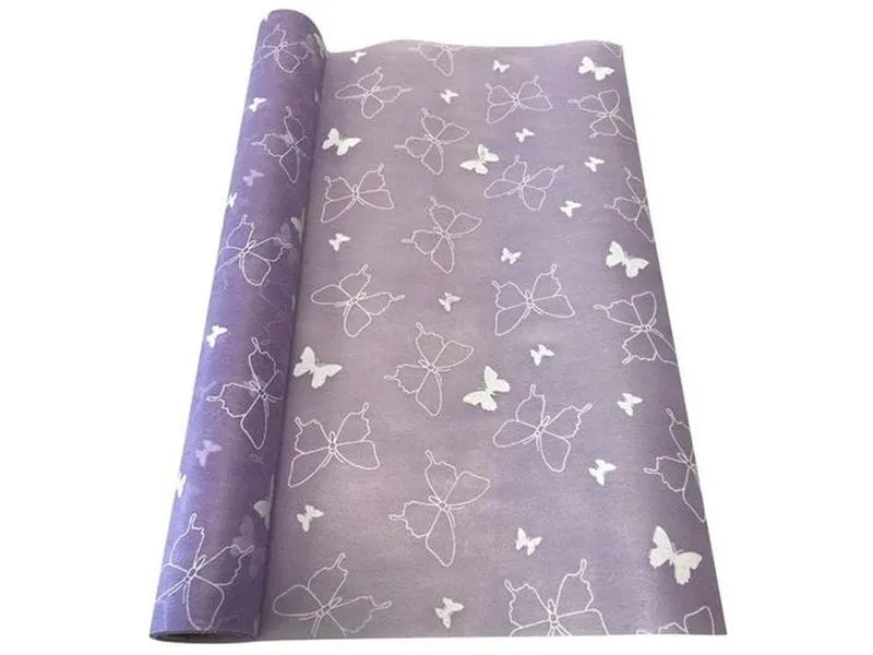 Dameco Stoff Vlies Schmetterling 36 cm x 300 cm, Lila
