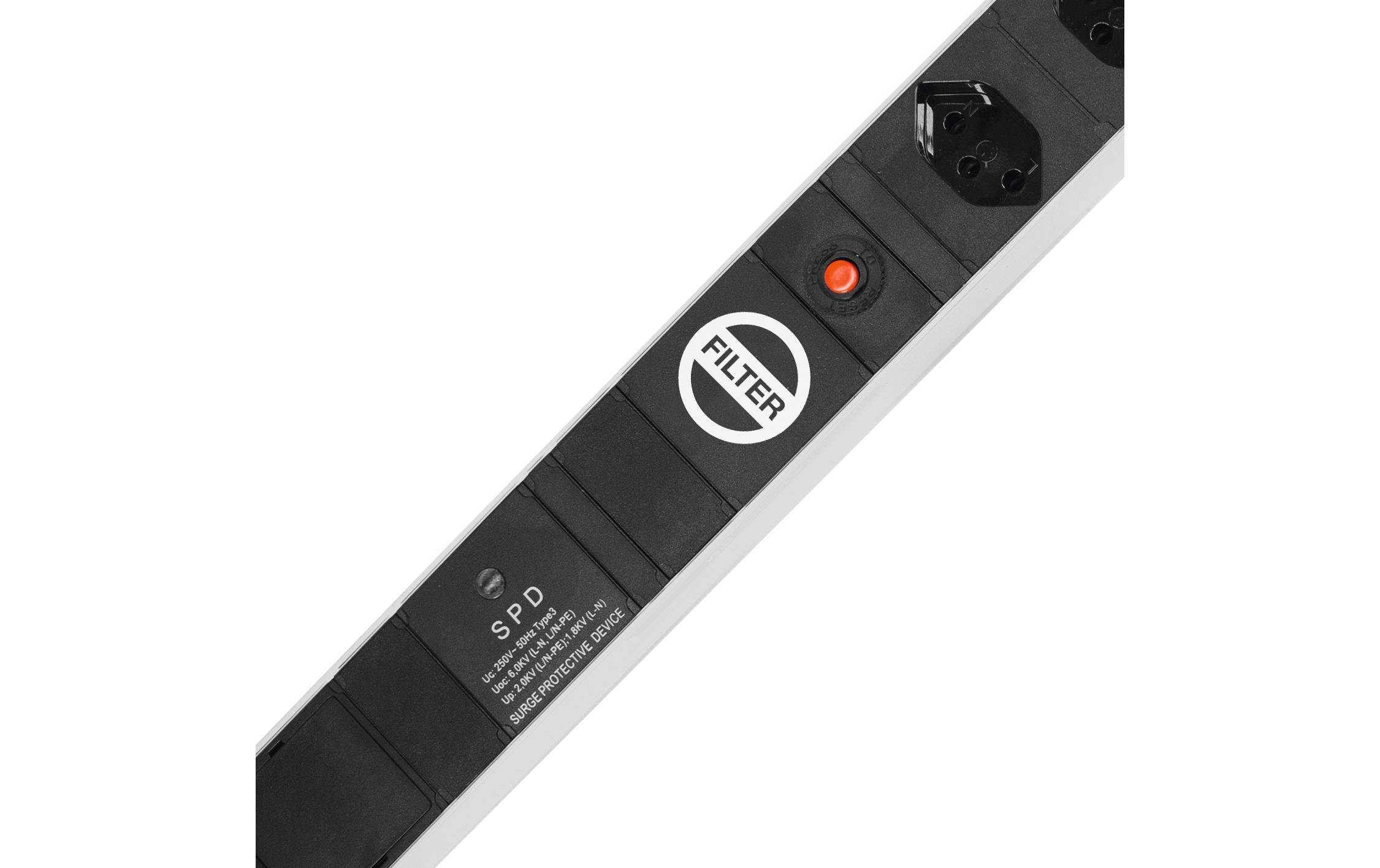 STEFFEN 19 Steckdosenleiste 5x T13, Silber STEFFEN 19 Steckdosenleiste 5x T13, Silber