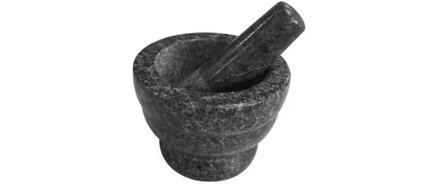 Gault Millau Mörser mit Stössel Schwarz