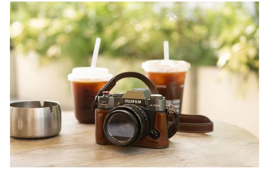 Smallrig Leder-Halbtaschen-Kit für FUJIFILM X-T50 Braun
