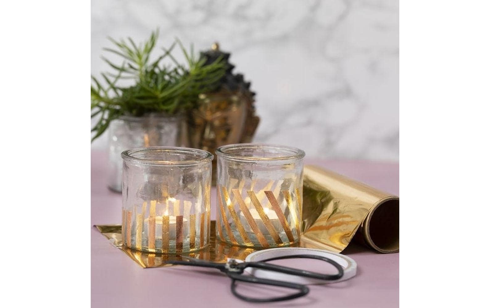 Creativ Company Kerzenhalter 7.8 x 7.8 cm 6 Stück