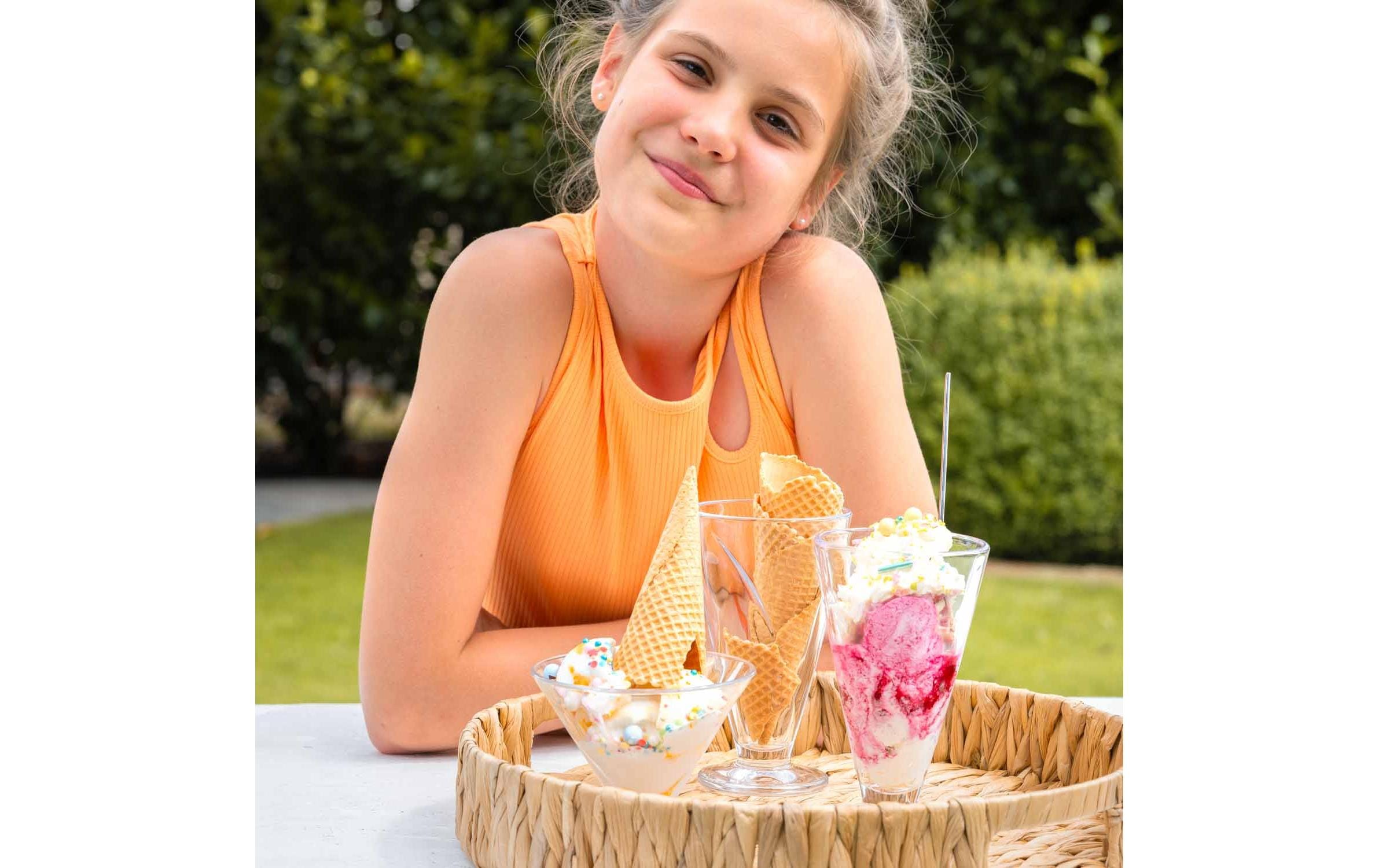 Leonardo Schale Cono 4 Stück, Transparent