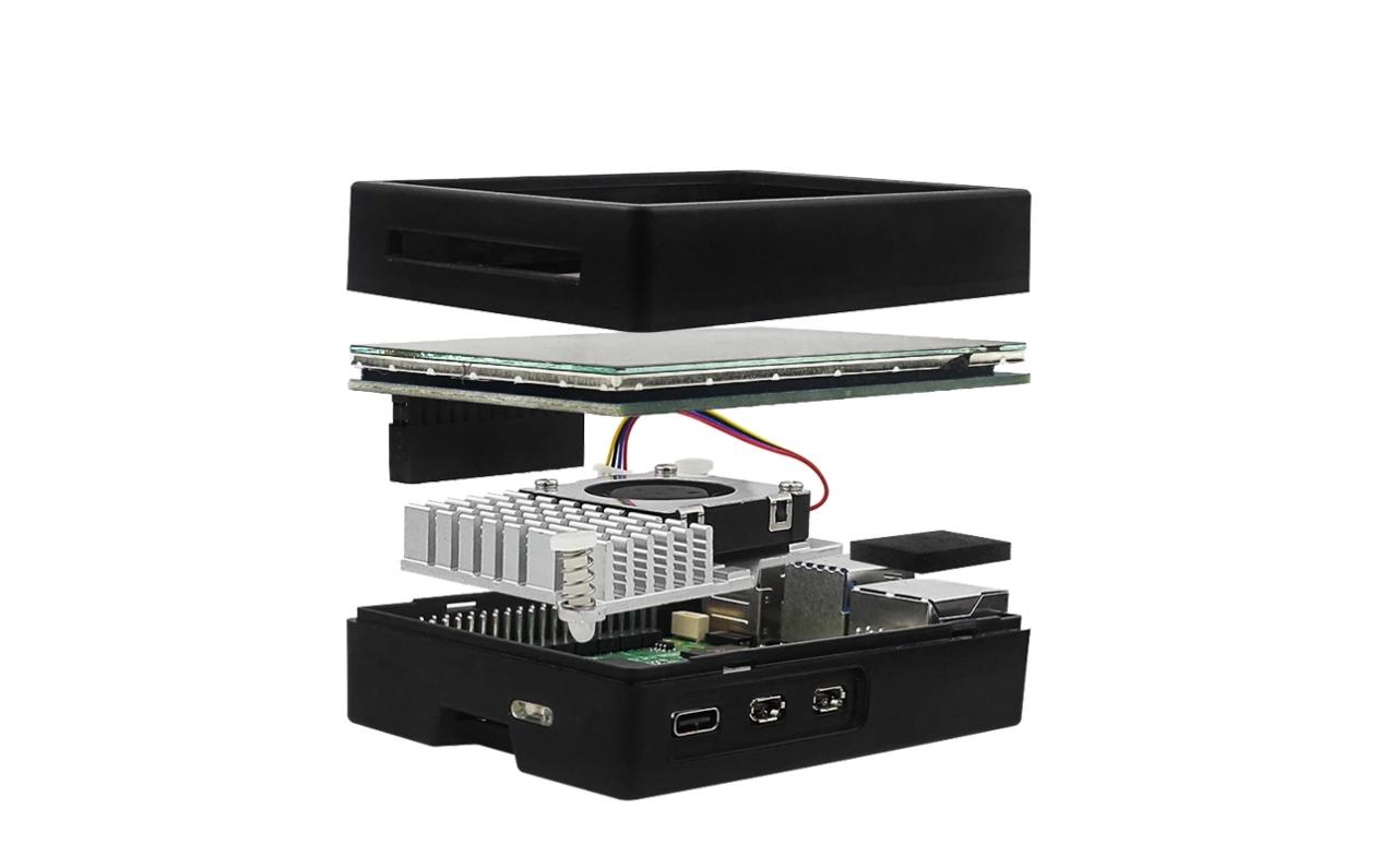 Raspberry Pi Gehäuse ABS inkl. Touchscreen 3.5 Raspberry Pi Gehäuse ABS inkl. Touchscreen 3.5