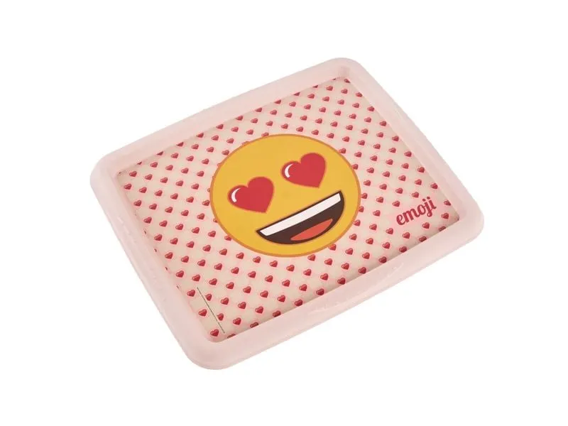 keeeper Karolina Aufbewahrungsbox Kunststoff 30 l Rosa Emoji Hearts keeeper Karolina Aufbewahrungsbox Kunststoff 30 l Rosa Emoji Hearts