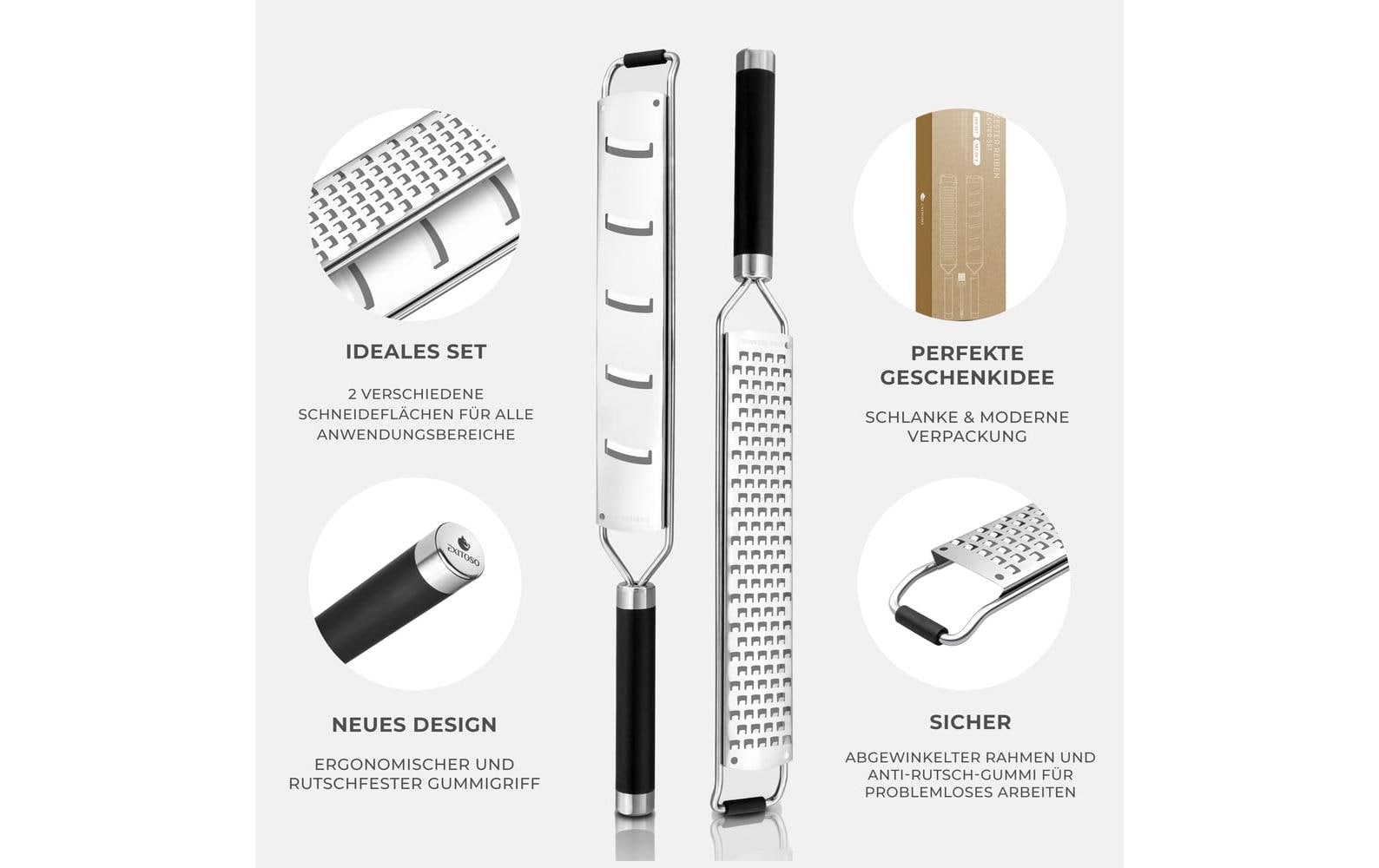 Exitoso Küchenreibe Schwarz