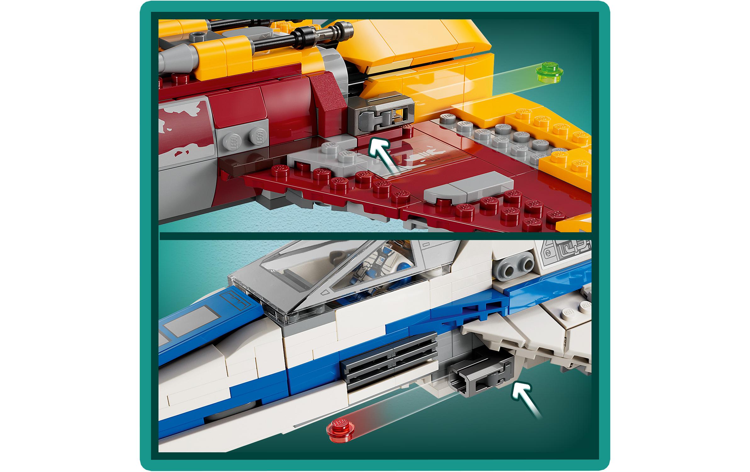 LEGO® Star Wars New Republic E-Wing vs. Shin Hatis Starfighter