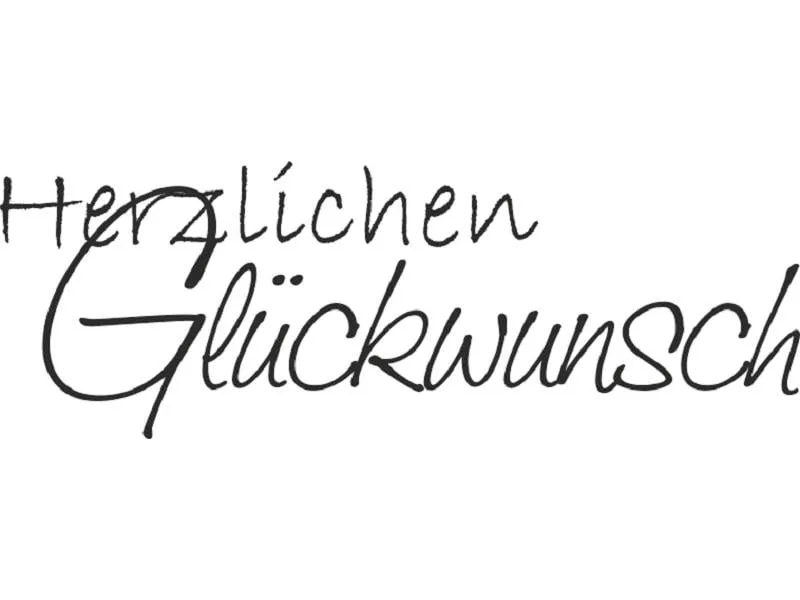 Heyda Stempel Glückwunsch 1 Stück