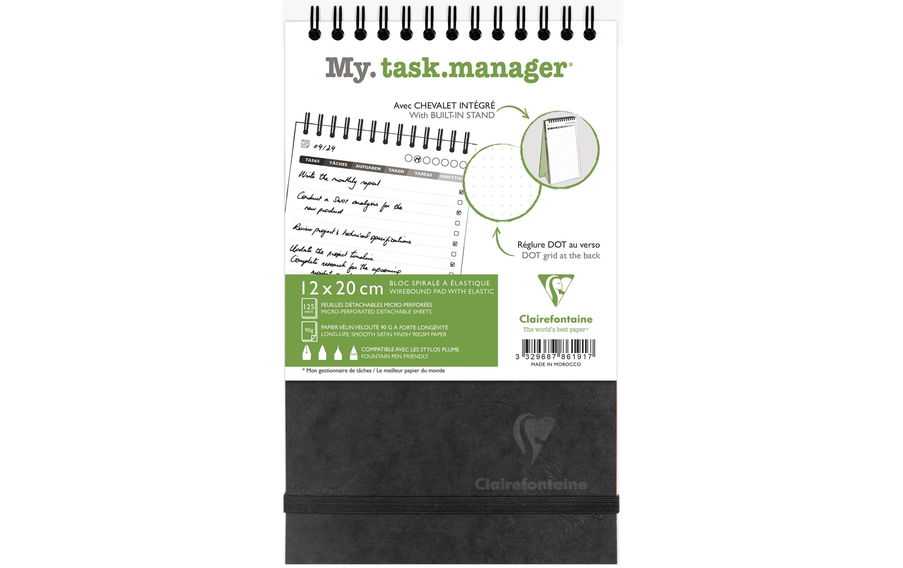 Clairefontaine Taschenplaner AgeBag Schwarz Clairefontaine Taschenplaner AgeBag Schwarz