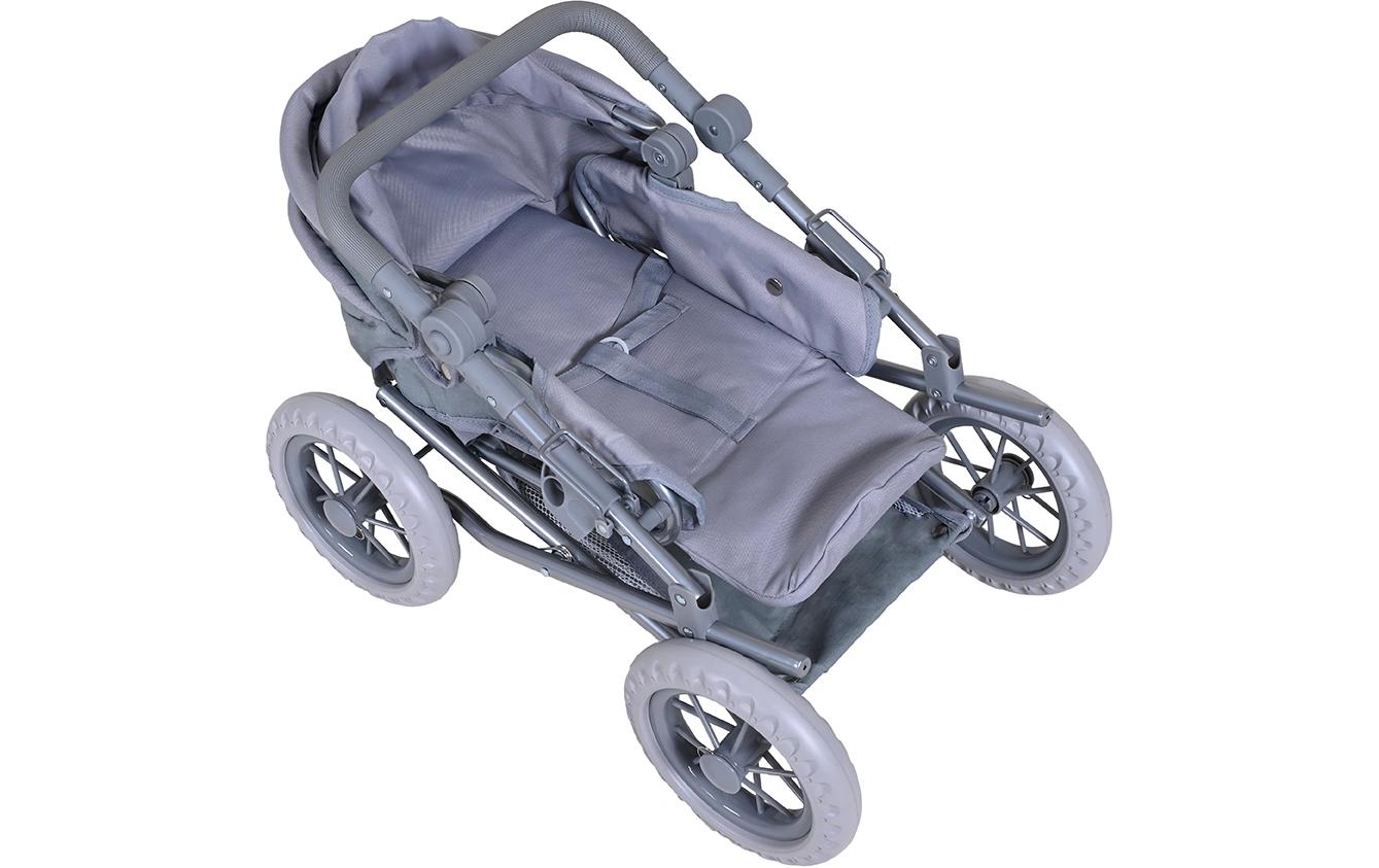 Knorrtoys Puppenbuggy Ruby Star Grey Pink