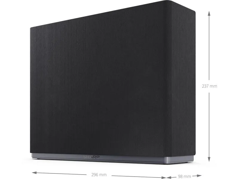 Sharp Subwoofer CPAWS0101 Schwarz