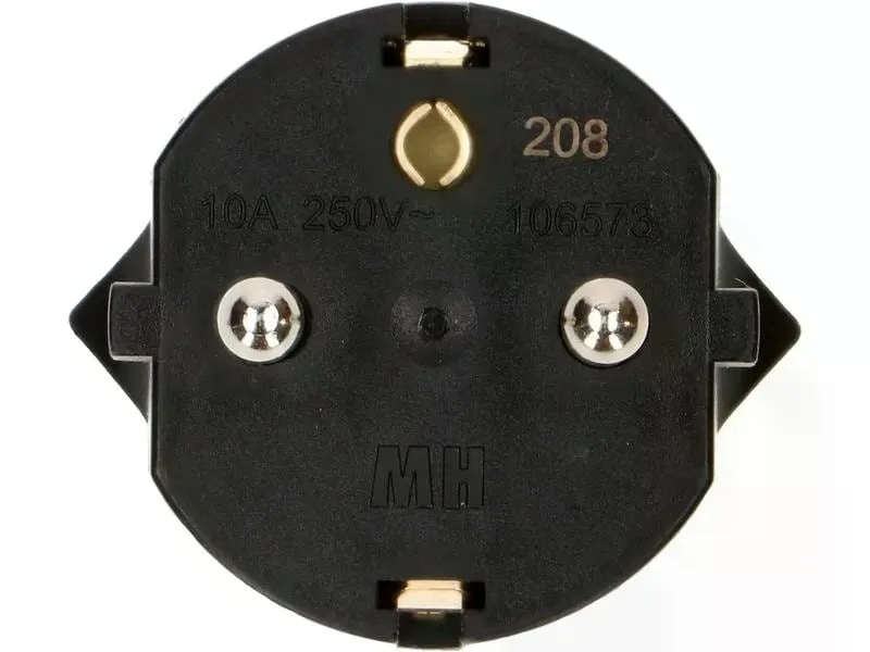 Max Hauri Fixadapter Schuko auf T13, Schwarz Max Hauri Fixadapter Schuko auf T13, Schwarz
