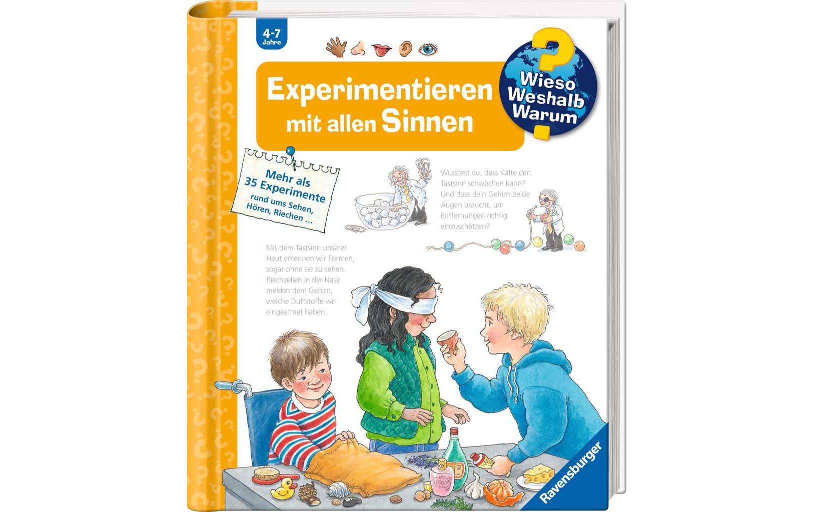 Ravensburger Kinder-Sachbuch WWW: Experimentieren mit allen Sinnen
