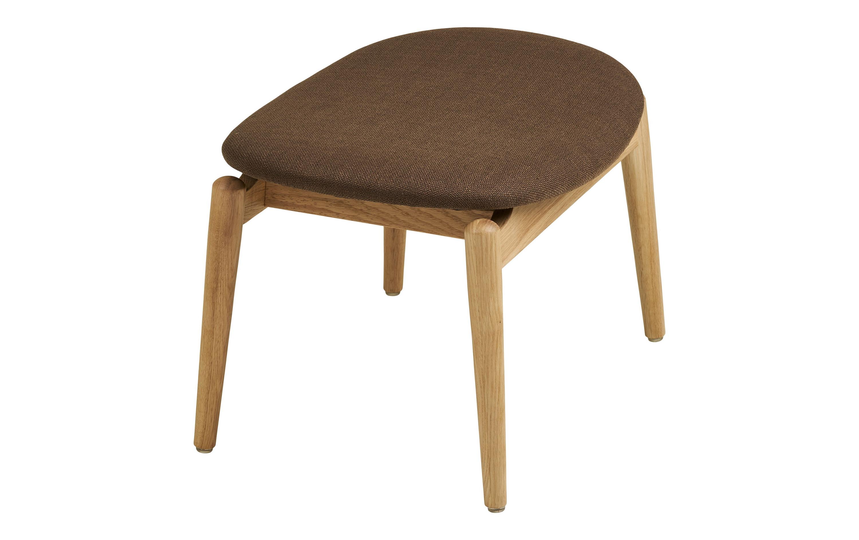 House Nordic Hocker Olvera Footrest 43 x 53.5 x 38 cm, Natur-Braun