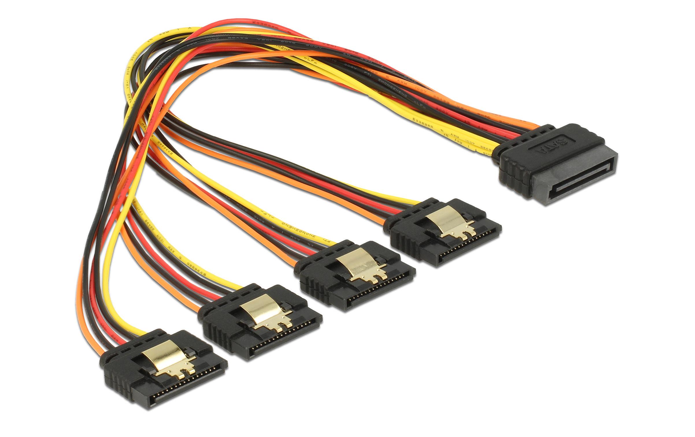 Delock Stromkabel SATA - 4x SATA 50 cm Delock Stromkabel SATA - 4x SATA 50 cm