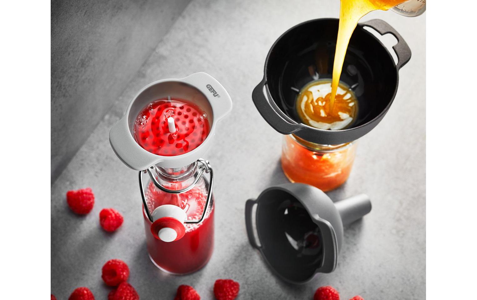 GEFU Trichter Tres 3-teilig, Schwarz