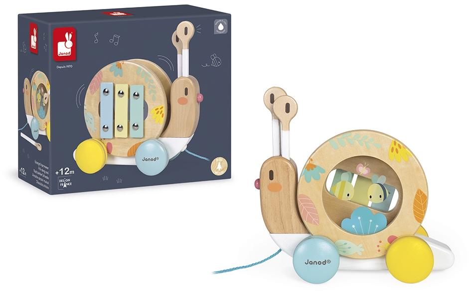 Janod Nachziehspielzeug Pure Schnecke Janod Nachziehspielzeug Pure Schnecke