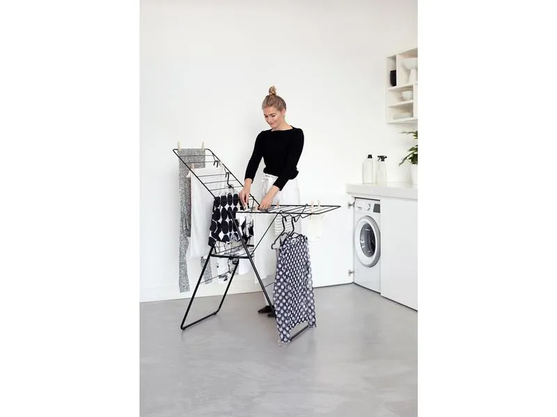 Brabantia Standtrockner HangOn 20 m, Schwarz Brabantia Standtrockner HangOn 20 m, Schwarz