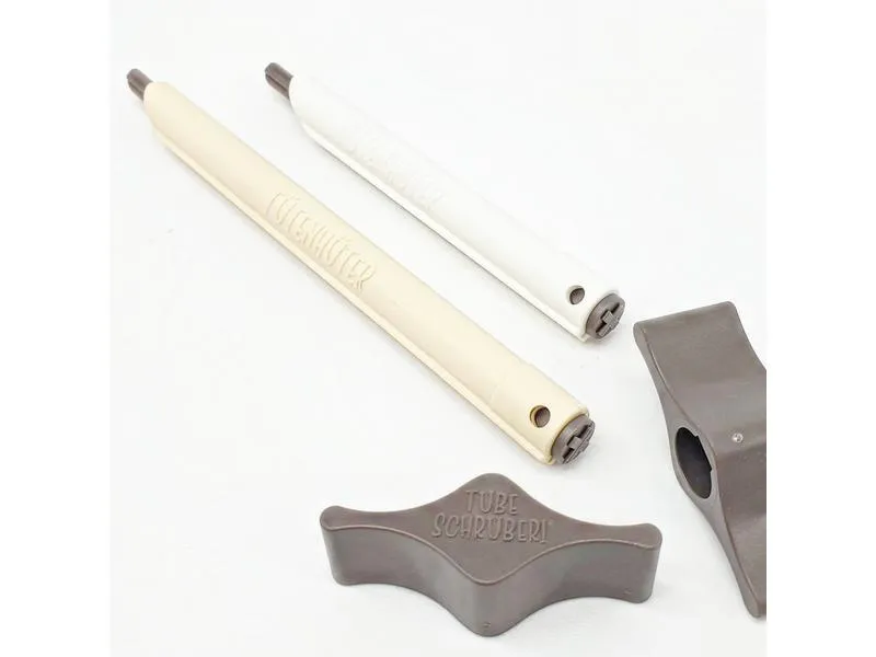 böörds Tubeschruberi 3 Stück, Beige/Weiss böörds Tubeschruberi 3 Stück, Beige/Weiss