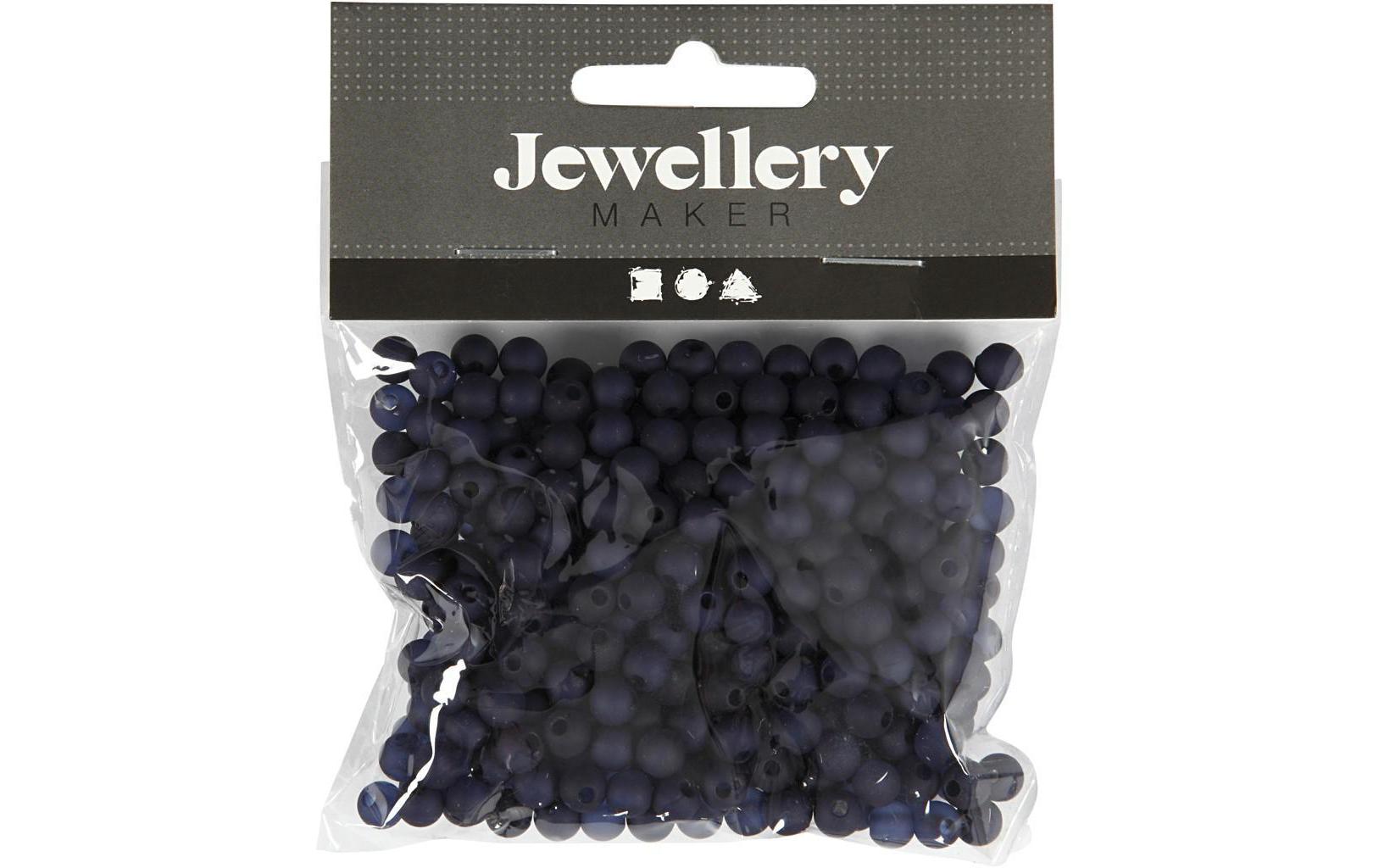 Creativ Company Kunststoffperlen 6 mm, Dunkelblau, 150 Stk. Creativ Company Kunststoffperlen 6 mm, Dunkelblau, 150 Stk.