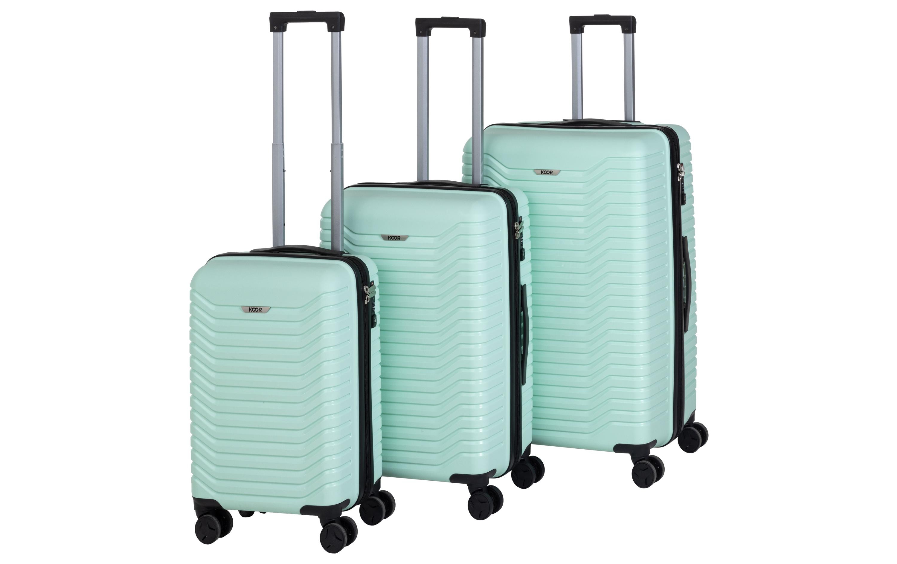 KOOR Reisekofferset Manila 3-teilig, Mint KOOR Reisekofferset Manila 3-teilig, Mint
