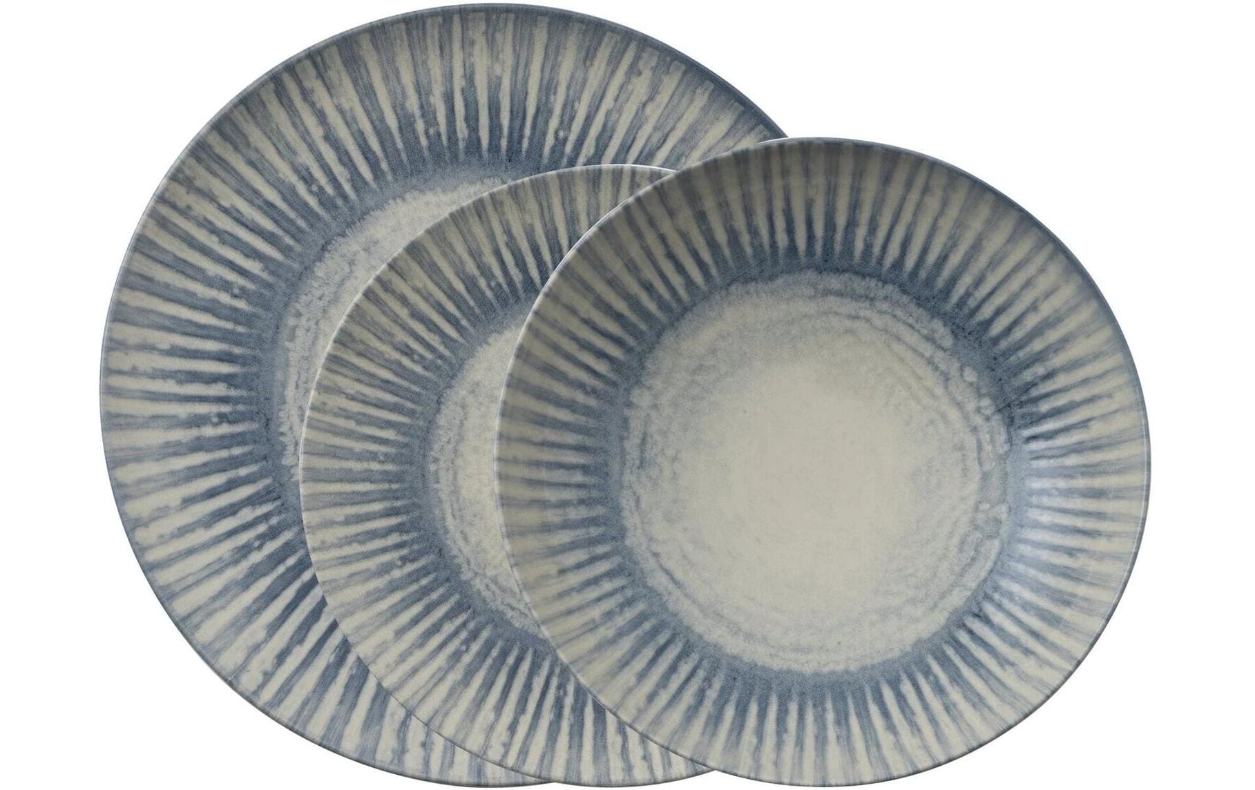 Arthur Krupp Speise-Service Sunlight Blue 12 Stück,Blau