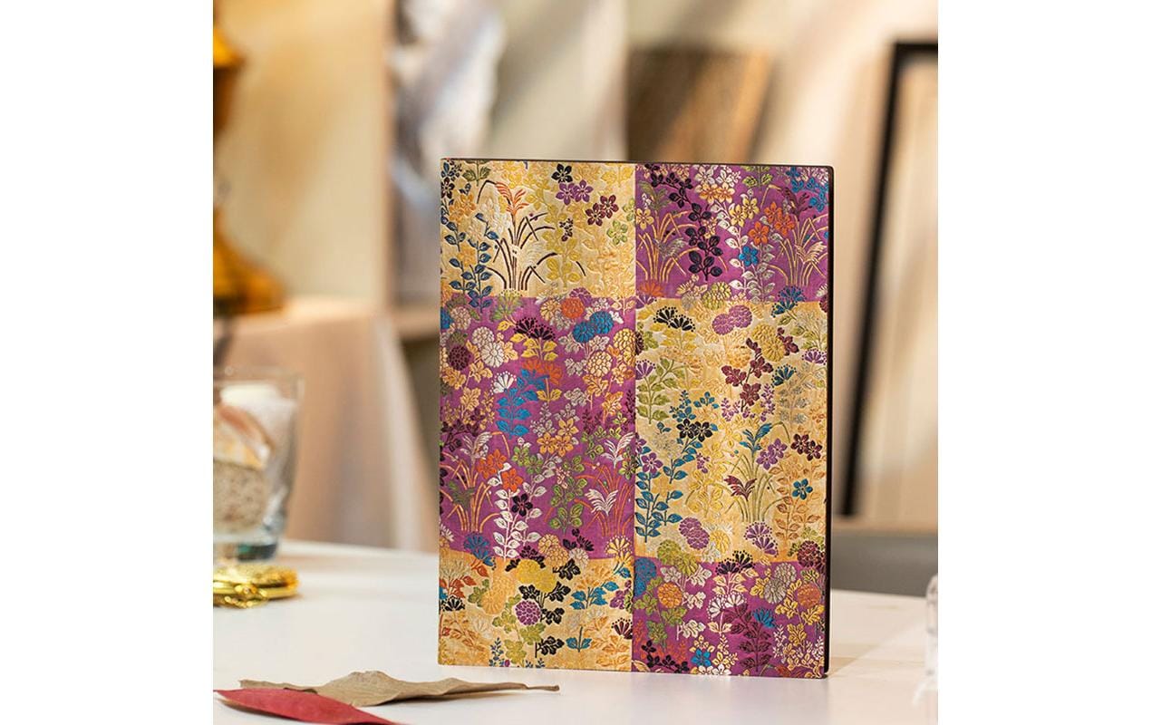 Paperblanks Notizbuch Kara-ori 17.5 x 22 cm, Liniert, Pink