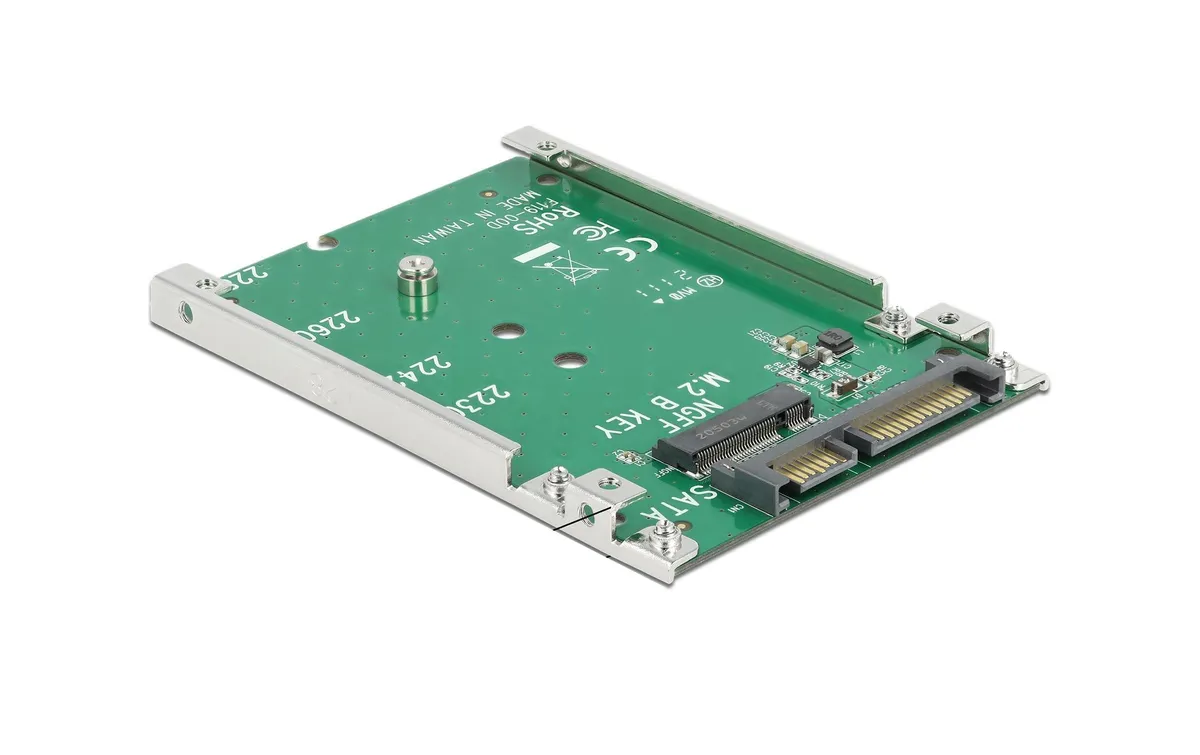 Delock 2.5-Adapterplatine für M.2-Module