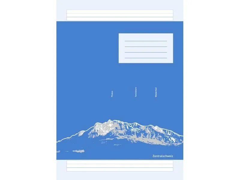ingold-biwa Schulheft A4, Liniert, Blau, 25 Stück
