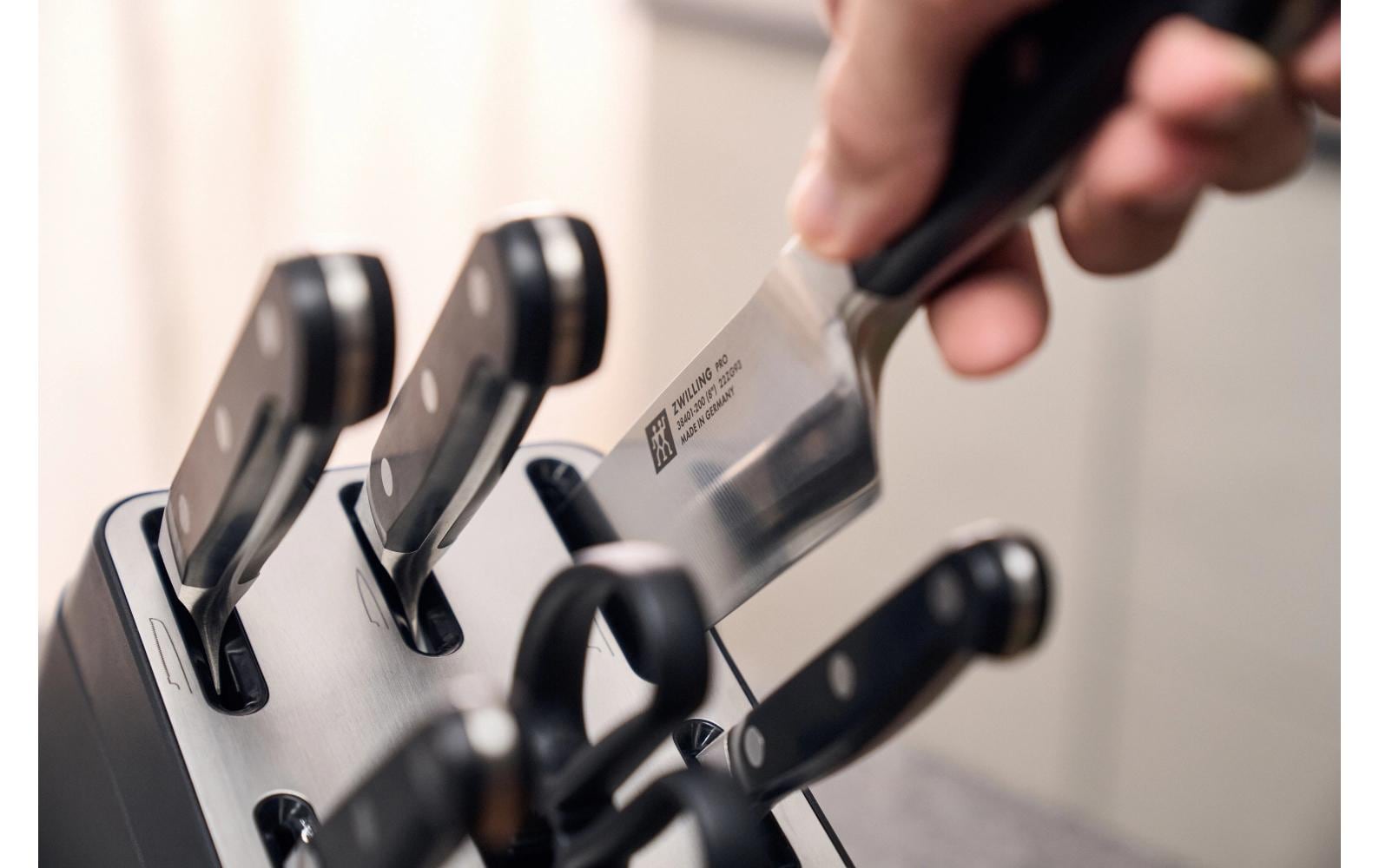 Zwilling Messerblock-Set mit Messer Pro Grau, 7-teilig