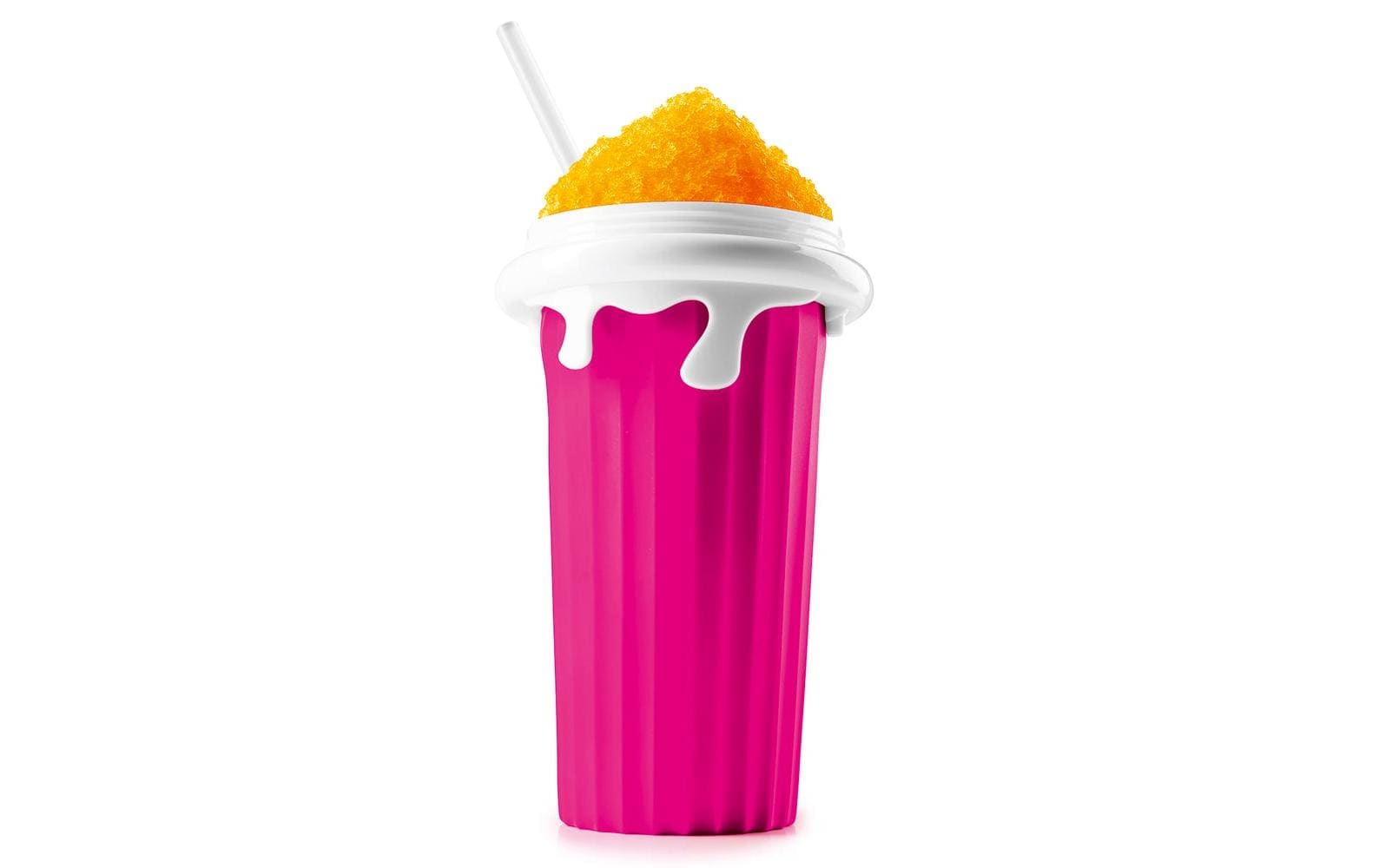 GOURMETmaxx Slushy Ice Maker 0.33 l, Weiss/Rosa