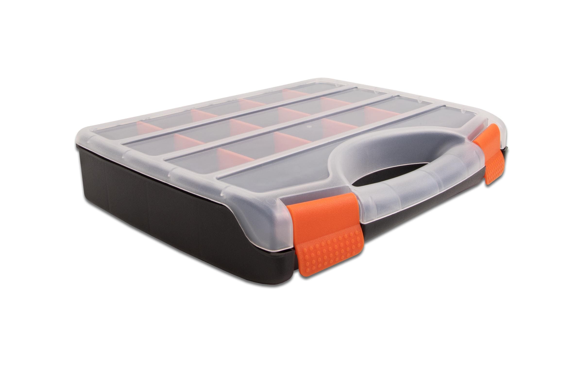 Delock Sortimentskasten Orange / Schwarz 17 Fächer Delock Sortimentskasten Orange / Schwarz 17 Fächer