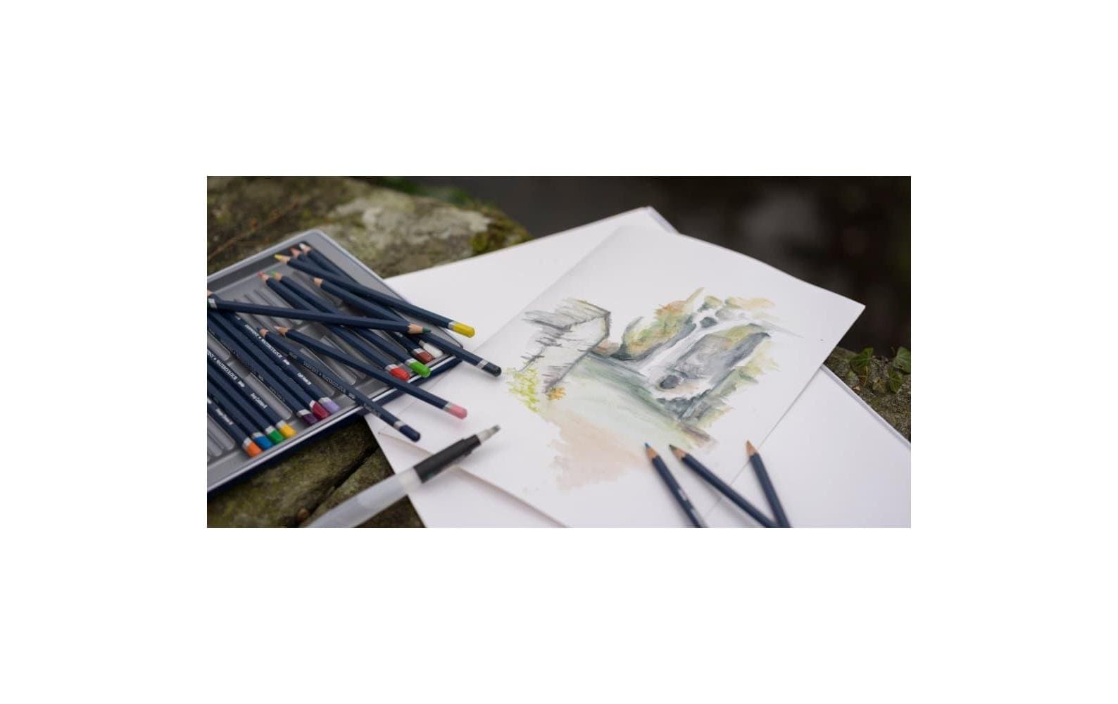 Derwent Watercolour Aquarellstifte, mehrfarbig, 72-teilig Derwent Watercolour Aquarellstifte, mehrfarbig, 72-teilig