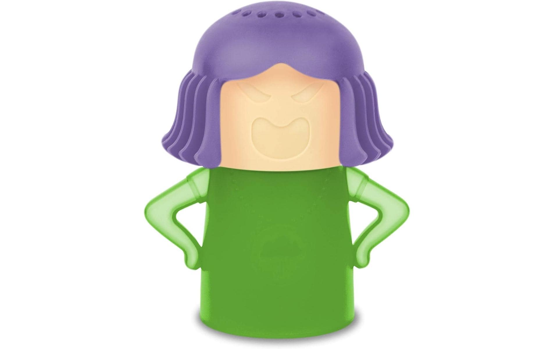 PiepEi Mikrowellenreiniger Angry Mama, Lila / Grün