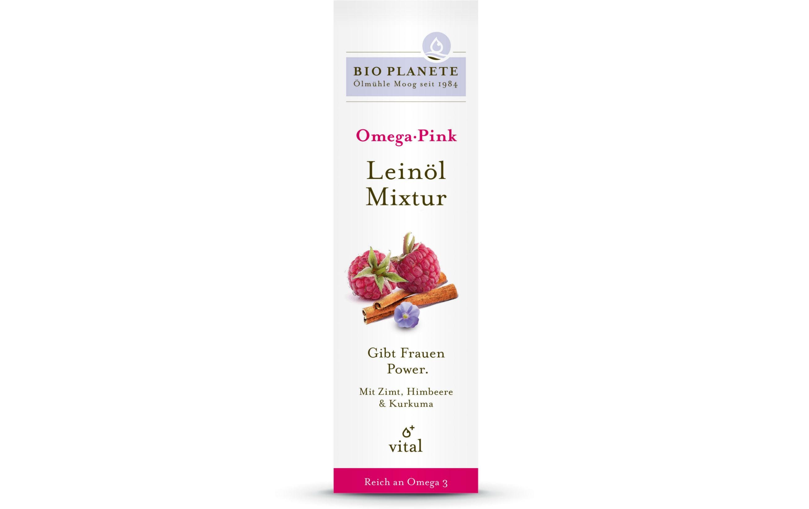 Bio Planete Omega Pink Leinöl-Mixtur 100 ml