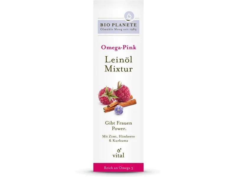 Bio Planete Omega Pink Leinöl-Mixtur 100 ml Bio Planete Omega Pink Leinöl-Mixtur 100 ml